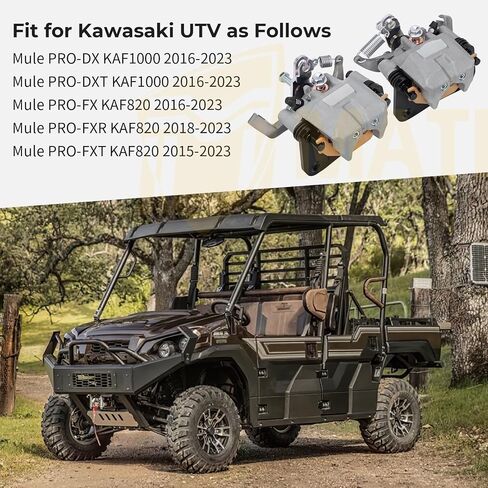 M MATI الفرجار الخلفي الأيسر والأيمن لـ Kawasaki Mule PRO FXT FX FXR DX DXT KAF820 KAF1000 2015-2023 43080-0163 43080-0164 43080-0145 43080-0146 in Saudi Arabia