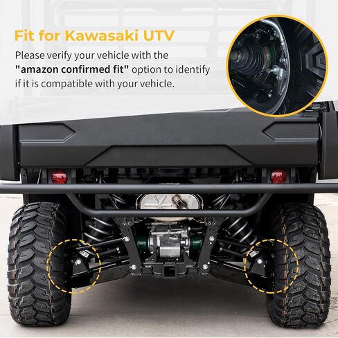 M MATI الفرجار الخلفي الأيسر والأيمن لـ Kawasaki Mule PRO FXT FX FXR DX DXT KAF820 KAF1000 2015-2023 43080-0163 43080-0164 43080-0145 43080-0146 in Saudi Arabia