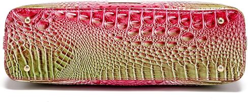 Crocodile Pattern Gradient Top Handle Satchel Large Tote Bag Casual Versatile Commuter Bag Leather Shoulder Strap in Saudi Arabia