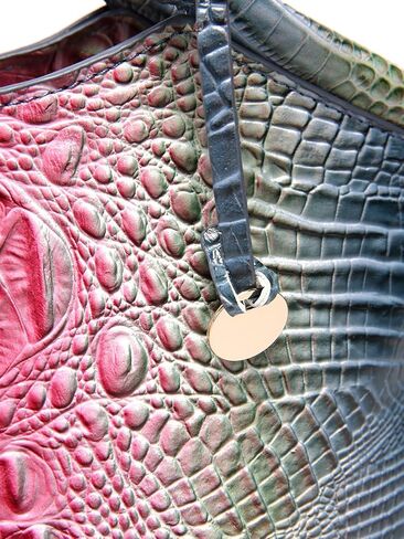 تمساح نمط التدرج مقبض علوي حقيبة كبيرة حمل حقيبة عادية تنوعا ركاب حقيبة جلدية حزام الكتف in Kuwait