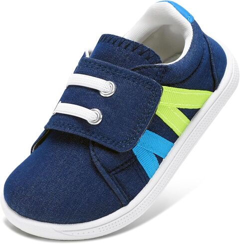 Toddler Wide Toe Box Shoes:Boys Barefoot Shoes Non-Slip Zero Drop Little Girls Slip on Sneakers,Baby First Walking Shoes Outdoor Activities in Saudi Arabia