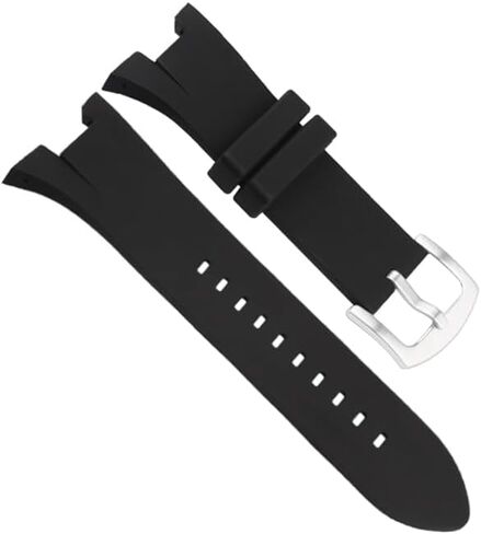 32mm×14mm Rubber Watch Band Compatible for Armani Exchange AX Series AX1040 AX1041 AX1042 AX1050 AX1067 AX1068 AX1070 Silicone Strap Wirstband accessories replacement for Men and Women in Kuwait