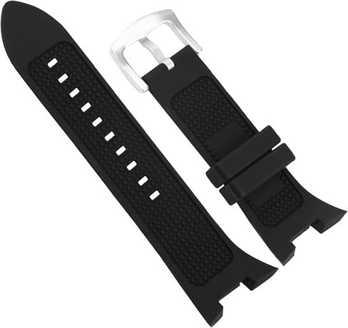 32mm×14mm Rubber Watch Band Compatible for Armani Exchange AX Series AX1040 AX1041 AX1042 AX1050 AX1067 AX1068 AX1070 Silicone Strap Wirstband accessories replacement for Men and Women in Kuwait