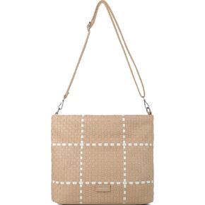 Woven Bag for Women, Vegan Leather Shoulder Bag Large Hobo Handbags Fashion Summer Beach Tote Bags
