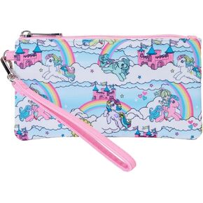 Loungefly Hasbro My Little Pony Sky Scene AOP Nylon Wristlet Wallet