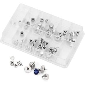 Stainless Steel Watch Crown, Crown Chrono Pushers, Crown Lever Extenders, Watch Accessories for Watch Crown Repair