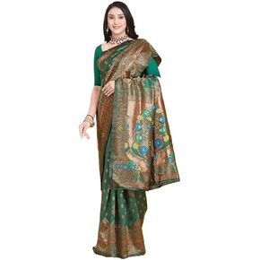 Bhavna-Tex fashion Sarees for Women Silk Ethnic Indian Wedding Gift Sari with Unstitched Blouse