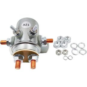 12V 6-Terminal Continuous Duty Solenoid 970-1215-210-24 Single Pole Double Throw Fit for Cole Hersee 24401 White Rodgers 70-311221-5A 70-910 Auto Crane 300105 for Marine Golf Cart Winch
