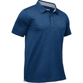 KEFITEVD Polo Shirts for Men Short Sleeve Summer Shirts Quick Dry Breathable Golf Shirts Sports Outdoor Tactical T-Shirt