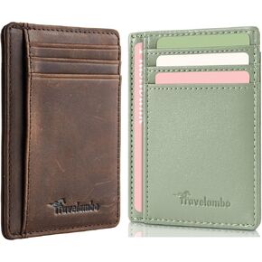Travelambo Silm Wallet Womens & Wallet for men Card Holder