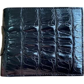 Men's Luxury Crocodile Wallets Handmade Genuine Leather Bifold Wallet
