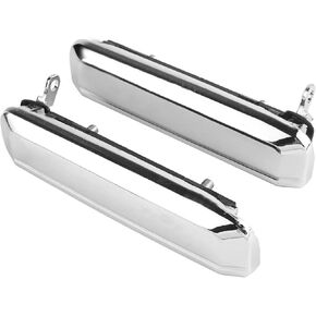 Exterior Outside Door Handle Metal Chrome Front Rear Left Right Driver Passenger Side Replacement for Nissan D21 Pathfinder Pickup 1986-1994
