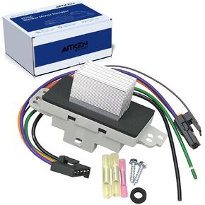 AITKEN Blower Motor Resistor Kit for 03-06 Avalanche/Silverado 1500 2500 3500/Suburban/Tahoe,GMC Sierra 1500 2500 3500/Yukon Replace# 89018849, 1581773, 93803636, 52497491, 89019351, 973-508.