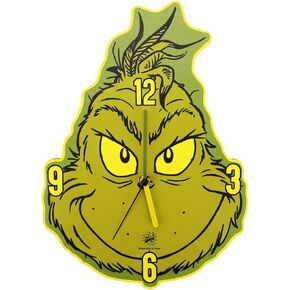 Bioworld The Grinch Green 13.5" X 11.65" Clock