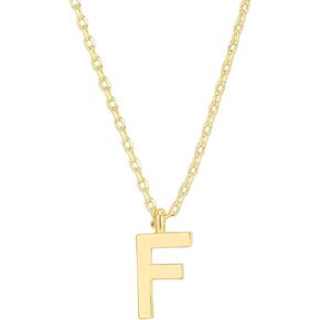 PAVOI 14K Gold Plated Initial Necklace | Letter Necklaces for Women