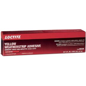 لاصق لاصق لشريط السير الوقائي باللون الأصفر من لوكتايت: عالي التحمل، درجة حرارة عالية، مقاوم للزيت | أصفر، أنبوب 5 أونصة (PN: 40669-782111) in Kuwait