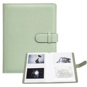 Rieibi Photo Album for Fujifilm Instax Wide210/Wide300/Wide400 Camera, 3.4x4.3 Inch Wide Film 80 Pockets PU Leather Photo Frame for Instax Wide 400 Album, Album for Instax Wide series