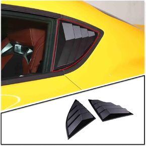 CHEAYAR Fit for Toyota Supra GR A90 A91 MK5 2019-2022 Rear Side Window Louver Cover, Rear Window Shutters Trim Cover Stickers Made of ABS (Carbon Fiber Pattern)