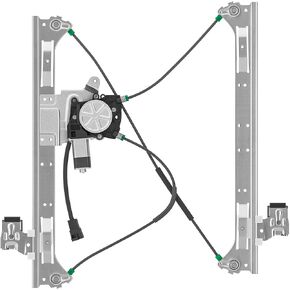 Front Driver Side Power Window Regulator with Motor (2 Pins) Fit for 2004-2007 Buick Rainier, 2002-2009 Chevrolet Trailblazer, GMC Envoy, Isuzu Saab Oldsmobile Bravada, 741-690