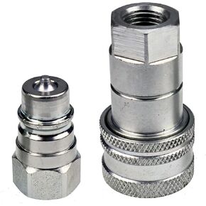 JEENDA Hydraulic Coupler AM102487 AM102420，1/4" BSP Thread Compatible with John Deere 1420 1435 1445 1545 1565 2025R 2305 2320 2520 2720 3005 3025E 3032E 3038E 655 755 756 855 856 X950R 410 419