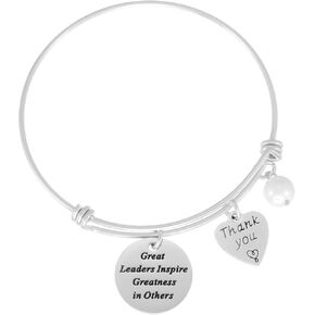 Kivosliviz Gifts for Boss Lady Bracelet Leaders Appreciation Best Boss Bracelet