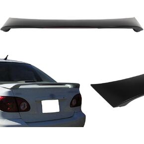 SCITOO Spoiler Wing Fits for 2014-2019 For Toyota Corolla w/light Matte Black Rear Trunk Spoiler Wing