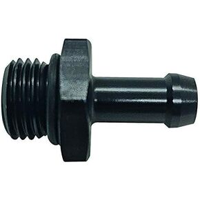6AN ORB to 5/16 Hose Barb Adapters Aluminum AN6 Male O Ring Boss to 5/16" Barbed Hose Fuel Line Fitting Black in Kuwait