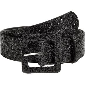 GORGLITTER Women's Rhinestone Belt Sparkly Wide Belt for Western Cowgirl Jeans Pants