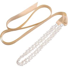 Pearl Belt Sash Brial Belt Wedding Pearl Belt,Pearl Sash for Flower Girls Wedding Dress Bride Bridesmaid Dresses
