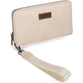 Wrangler Womens Wallet Wristlet Long Purse Designer Clutch Large Capacity Credit Card Holder Gifts for Women Men