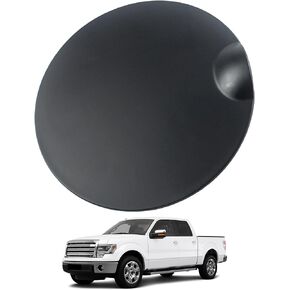 Automotive Gas Tank Door Cover Compatible With 2009-2014 Ford F150 2010-2014 Lincoln Mark LT Black Fuel Cap Filler Cover Lid Access Door Replaces 9L3Z-99405A26-AA 9L3Z99405A26AA