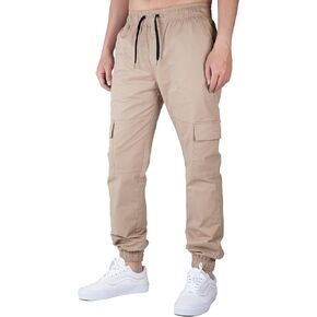 ITALYMORN Cargo Joggers Men Black Work Pants with Pockets