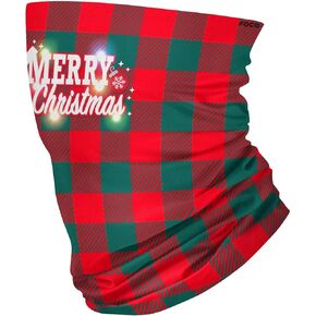 FOCO Merry Christmas Light Up Gaiter Scarf
