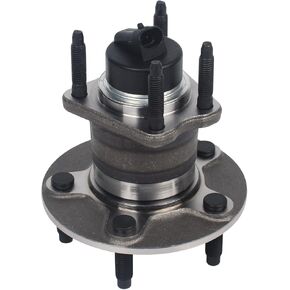 KUSATEC 512250 Rear Wheel Bearing and Hub Assembly Compatible with Chevrolet Cobalt 2005-2008/HHR 2006-2011, Pontiac Pursuit 2005 2006/G5 2007-2010, Saturn Ion 2004-2007, 5 Lug Bolts w/ABS
