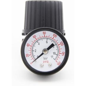 beduan 1/4" NPT Air Pressure Regulator for Spray Guns, Paint Guns,Pneumatic Tools with Accurate 160 Psi Pressure Gauge