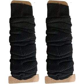 Winter Leg Warmers Warm Wool Knitted Long Boot Cuffs Topper Socks for Women