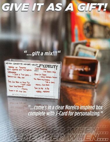 Fydelity Vegan Leather Zipper Wallet, Cassette Tape Design, Credit Card Holder, Women's Cute Wallet, Retro Wallet, Rose Gold Chrome, 70264 AA in Kuwait