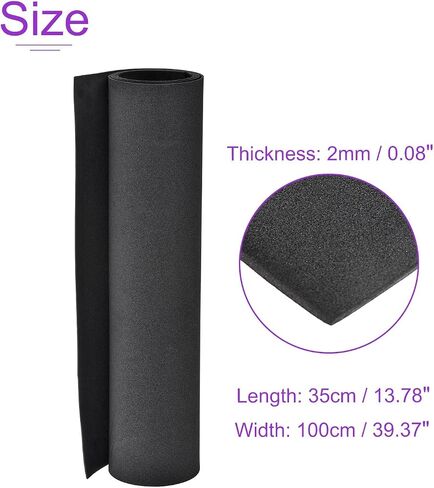 DMiotech 13.78 x 39.37 Inch 1mm Thick EVA Foam Sheets for Arts and Crafts Craft Foam Sheets White in Kuwait