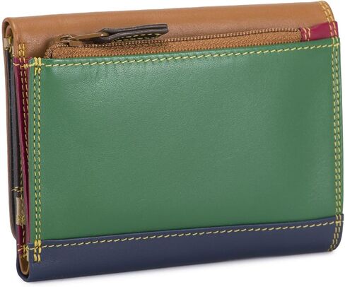 mywalit Tri-Fold Wallet - Leather, Multi-Color, 8 Card, Id Window, Coin Pocket in Saudi Arabia