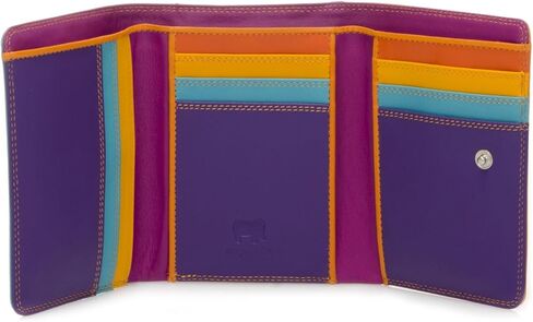 mywalit Tri-Fold Wallet - Leather, Multi-Color, 8 Card, Id Window, Coin Pocket in Saudi Arabia