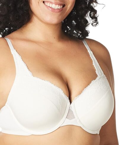Olga Women's Plus Size Cloud 9 Underwire Contour Lace Bra in Saudi Arabia