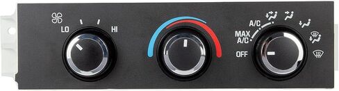 RANSOTO 599-217 وحدة التحكم في المناخ متوافقة مع 1996-2020 Chevy Express GMC Savana C4500 C5500 C6500 C7500 Kodiak Topkick Heater A/C مفتاح التحكم استبدال 15073274 in Kuwait