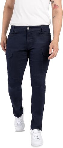 X RAY Men's Stretch Cargo Pants, Casual Flex Hiking Multi-Pocket Tactical Work Slim Fit Cargo Pants for Men in Kuwait