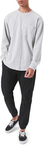 Forever 21 Men's Twill Drawstring Joggers in Saudi Arabia