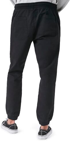 Forever 21 Men's Twill Drawstring Joggers in Saudi Arabia