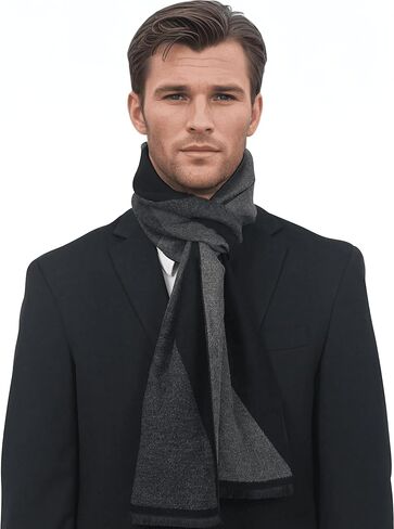 Ocomfly Mens Scarf – Gift Boxed Premium Scarf for Men. Ultra Warm, Soft, Durable & Stylish, Mens Scarf Winter in Saudi Arabia