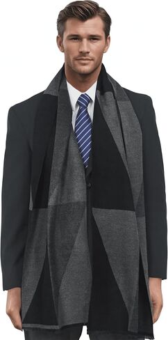 Ocomfly Mens Scarf – Gift Boxed Premium Scarf for Men. Ultra Warm, Soft, Durable & Stylish, Mens Scarf Winter in Saudi Arabia