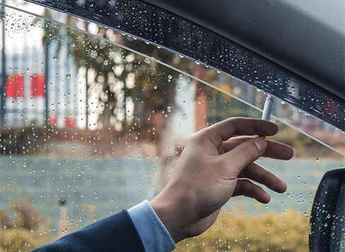 حاجب النافذة الجانبية حاجب الشمس واقي المطر فتحة التهوية يناسب فورد اكسبلورر 2020 2021 2022 2023 جديد in Kuwait