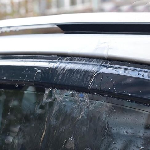 حاجب النافذة الجانبية حاجب الشمس واقي المطر فتحة التهوية يناسب فورد اكسبلورر 2020 2021 2022 2023 جديد in Kuwait