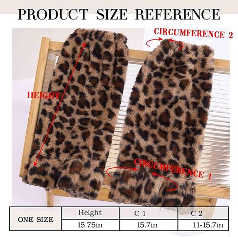 Fuzzy Leg Warmers Winter Fur Leg Warmers Y2K Leg Warmers Fluffy Soft Boot Cuffs Covers for Women in Saudi Arabia